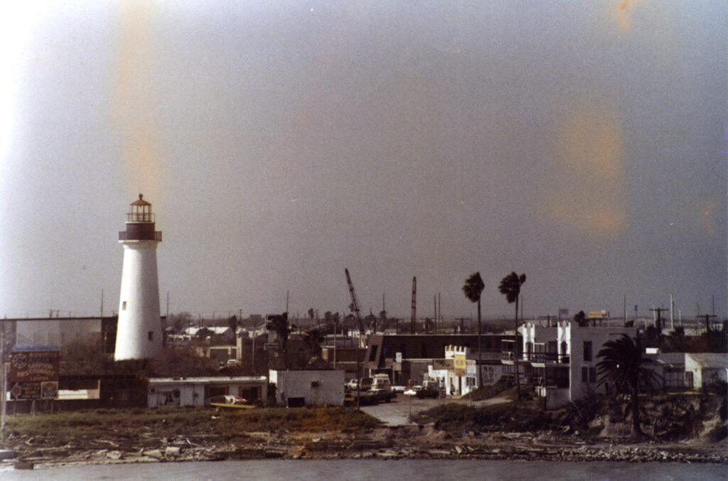 Downtown Port Isabel in the early 1980s.
