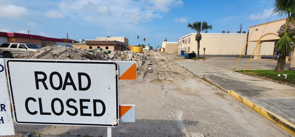 2025, improvements are underway on Maxan St. between cross streets Manautou and Longoria streets.